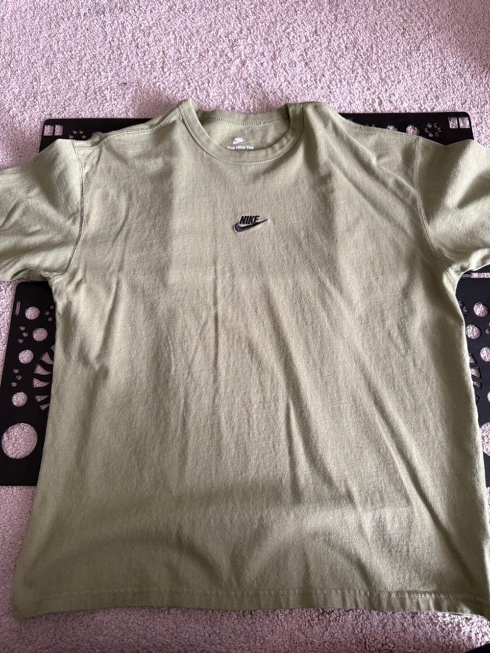 Nike Olive Green (L) Logo Crew T-Shirt